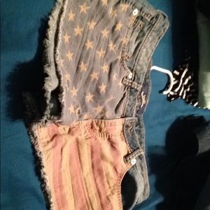 American flag shorts